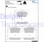 DELPHI set placute frana, frana disc DELPHI LP3880 (LP3880)