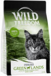 Wild Freedom Wild Freedom Pachet economic Hrană uscată 3 x 2 kg/2 6, 5 kg - Adult Green Lands Sterilised Miel fără cereale (2 kg)