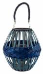 Bizzotto Set 3 felinare albastre Bluish 29x32 cm (0140939)