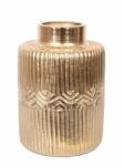Bizzotto Vaza aluminiu auriu Chennai 25x36 cm (0182961)