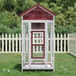 vidaXL Colivie de păsări cafeniu 91, 5x53x170 cm lemn masiv de pin (172254)