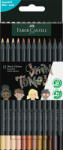 Faber-Castell Creioane colorate Faber-Castell Black Edition FC116414, 12 culori, Skin tones (FC116414)