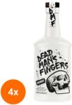 Dead Man's Fingers Set 4 x Rom cu Cocos Dead Mans Fingers 37.5% Alcool, 0.7 l