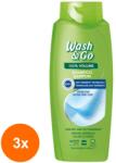Wash&Go Set 3 x Sampon Wash&Go Anti-Matreata, 675 ml