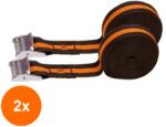 HARDEN Set 2 x 2 Chingi pentru Fixarea Bagajelor, 25 mm x 2.5 m, Capacitate maxima 100 kg, Profesional, Harden (COR-2xZH671102)