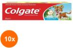 Colgate Set 10 x Pasta de Dinti Colgate Junior 2-5 Ani Bubble Fruit, 50 ml