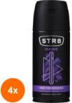 STR8 Set 4 x Deodorant Spray STR8, Game, Barbati, 150 ml
