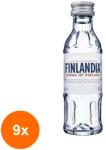 Finlandia Set 9 x Vodka Finlandia 40% Alcool 50 ml