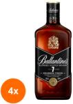 Ballantine's Set 4 x Whisky Ballantine's, Finest Blended, 7 Ani, 40%, 0.7 l