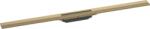 Hansgrohe RainDrain Flex zuhanylefolyó színkészlet 1000, méretre vágható, szálcsiszolt bronz (HG-56046140)
