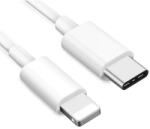 AFM Cablu date iPhone 1m Alb USB C Lighting 11 pro max 11 pro cablu iphone 12 cablu iphone 13 iphone 14 (CD13)