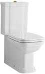  Sapho Kerasan Waldorf kombi WC alsó/hátsó kifolyással, tartállyal, öblítőmechanikával, fehér/bronz WCSET18-WALDORF (WCSET18-WALDORF)