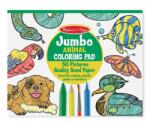 Melissa & Doug Jumbo színező füzet állatos 50db-os 4200 (4200)