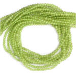  Peridot Rotund Fatetat Margele Pietre Semipretioase pentru Bijuterii - 2-2, 5 mm
