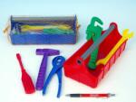 Teddies Játék szerszám készlet műanyag 24 x 9, 5 x 11 cm 2 színben