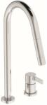 Ideal Standard Baterie bucatarie cu dus extactibil Ideal Standard Gusto 242 crom lucios 2 tipuri de jet (BD424AA) - neakaisa