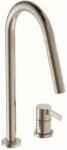Ideal Standard Baterie bucatarie cu dus extactibil Ideal Standard Gusto 242 argintiu Silver Storm 2 tipuri de jet (BD424GN) - neakaisa