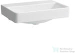Laufen Pro S 55x38 cm-es csiszolt aljú mosdó csaplyuk és túlfolyó nélkül, LCC Active bevonattal, fehér H817958A001421 (H817958A001421)
