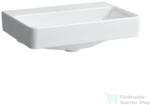 Laufen Pro S 55x38 cm-es mosdó csaplyuk és túlfolyó nélkül, LCC Active bevonattal, fehér H818958A001421 (H818958A001421)