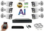  MS - AI IP kamerarendszer 6 kamerával switchel 5 Mpix WT - 6372K6B