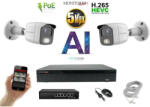  MS - AI IP kamerarendszer 2 kamerával switchel 5 Mpix WT - 6372K2B