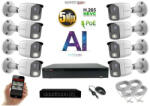  MS - AI IP kamerarendszer 8 kamerával switchel 5 Mpix WT - 6372K8B