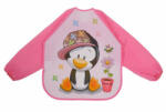 SuperBaby Baveta impermeabila cu manecute lungi - Pinguin (5907617988880) Bavata