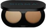Sigma Beauty Fard dublu pentru sprâncene - Sigma Beauty Color + Shape Brow Powder Duo Medium