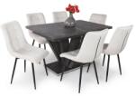  Kitty szék Dorka asztal - 6 személyes étkezőgarnitúra