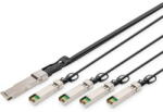 Assmann Accesoriu server Assmann QSFP+ 40G 4XSFP+ 5 m DAC Cable, 1m, Negru (DN-81321)