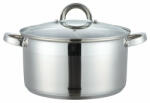 BOHMANN Cratita inox cu capac Bohmann Premium, 22 cm, 5 litri, baza groasa aluminiu (BH 1422)