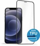 AlzaGuard Glass with TPU Frame iPhone 12 / 12 Pro 2.5D üvegfólia - fekete (AGD-TGTF004B)