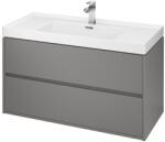 Cersanit Crea 100 fürdőszobaszekrény mosdóval, matt szürke S801-285 (S801-285)