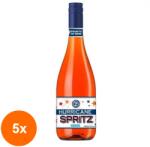 Perlino Set 5 x Cocktail Aromatizat pe Baza de Vin Ready To Drink Spritz Hurricane, 0.75 l