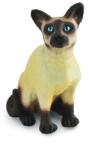 CollectA Figurina pictata manual Pisica Siameaza sezand - mama Figurina
