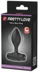 Pretty Love Dop Anal cu Vibratii, Butt Plug Black