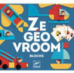 DJECO joc de construit cu piese geometrice - Ze GeoVroom-Djeco