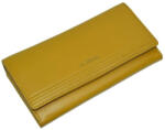 SLM La Scala női, mustársárga színű, nagyméretű bőr pénztárca 18, 5 × 9, 7 cm (SLM-TGN72037-MUSTAR)