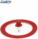 Heinner Capac Sticla Cu Margine Din Silicon Ajustabila Pe 3 Dimensiuni 28/30/32 Cm, Rosu, Cooking By Heinner (hr-aer-28d32r) - ideall