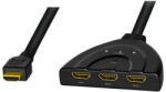 Logilink Switch KVM Logilink HDMI, 3-port, bidirekt(1x3/3x1), 4K/30Hz, CEC (HD0040) - forit