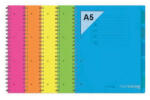  Orna Pro PP A5 120 lapos kockás vegyes színű spirálfüzet (ARD0236FLU) - tobuy