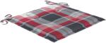 vidaXL Perne de scaun model carouri, 4 buc. , 40x40x3 cm, textil Oxford (314033)