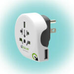 Q2Power Power Q2WUS-USB Világ - USA USB utazó adapter