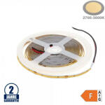 OPTONICA LED COB szalag 24V 10W - 5m tekercs/ meleg fehér/ 4933 (4933)