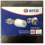 ARCO Radiátor szelep szett egyenes 1/2" termosztatikus vascsőre Arco KCT-02 (KCT-02)