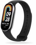  Okosóra szilikon szíj - Xiaomi Mi Band 8 / 8 NFC - fekete szilikon szíj - tokgalaxis