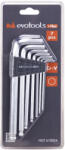 Evotools Imbus CR-V Cap Rotunjit (7 piese) EvoTools +Plus - Marime 2.5-10 mm (610024) Cheie imbus