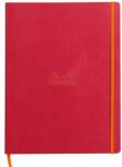  Notebook A4+ Rhodiarama, 80 file, ivory dictando, roze (CF1177129)