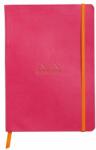  Notebook A5 Rhodiarama, 80 file, ivory, dictando, roze (CF1174128)