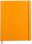  Notebook A4+ Rhodiarama, 80 file, ivory dictando, portocaliu (CF1177150)